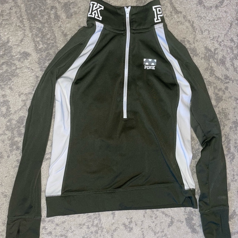 Victoria’s Secret PINK Track Jacket - Army Green Size Medium